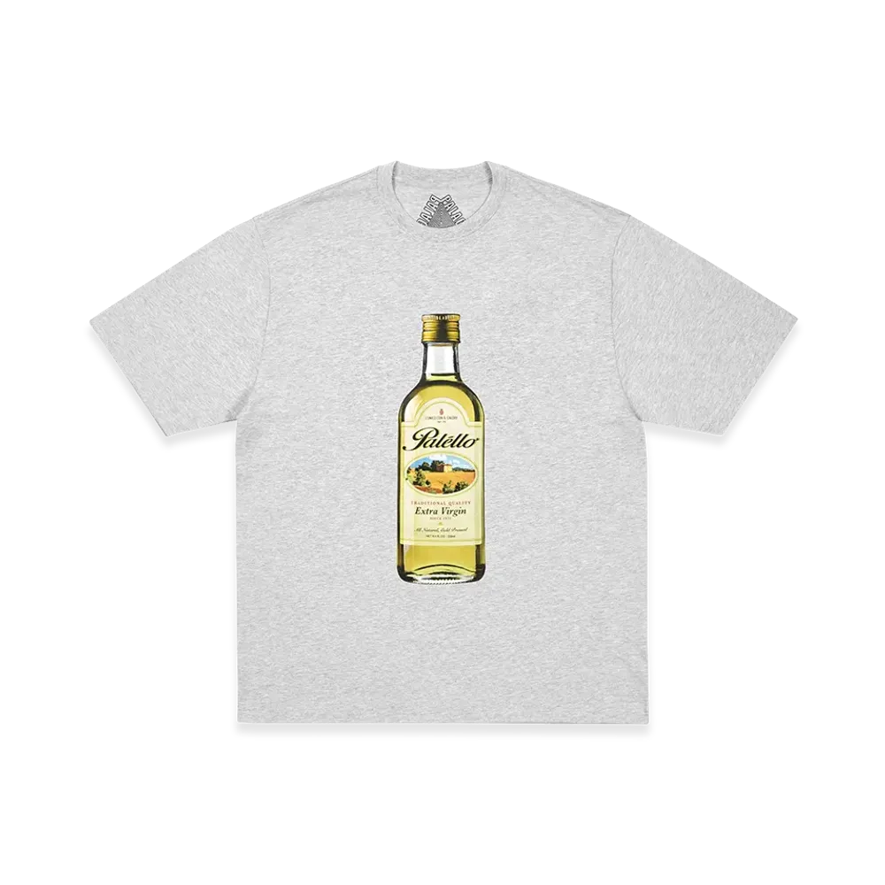 PALACE Extra Virgin T Shirt "Grey Marl"