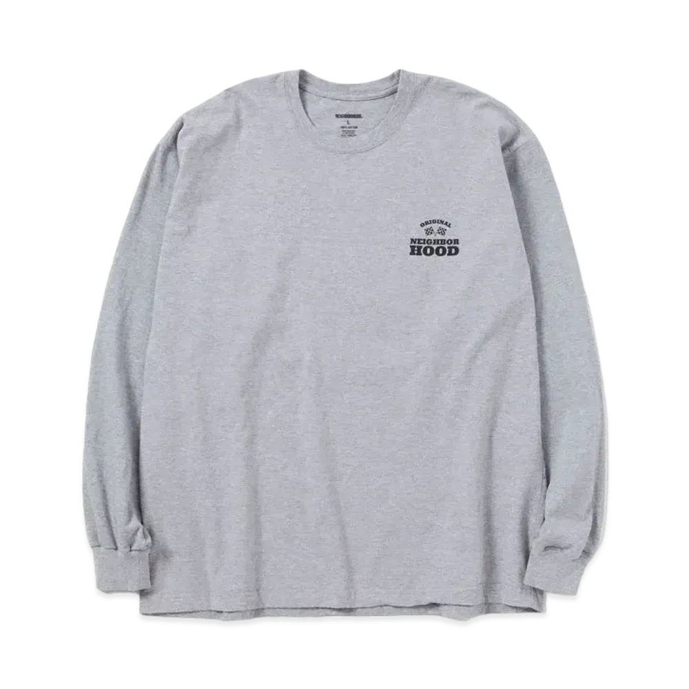 NEIGHBORHOOD NH Tee-2 LS . CO "Gray"