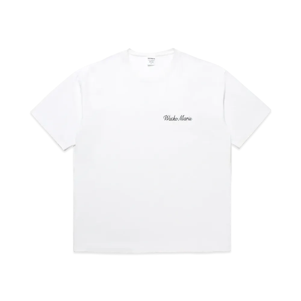 WACKO MARIA Washed Heavy Weight T-Shirt "White"