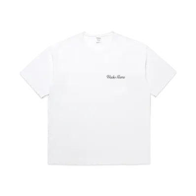 WACKO MARIA Washed Heavy Weight T-Shirt "White"