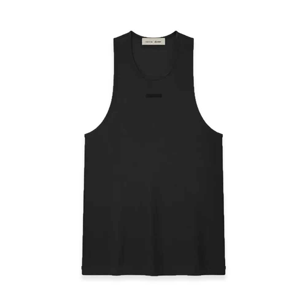 FEAR OF GOD ESSENTIALS Rib Tank "Vintage Black"