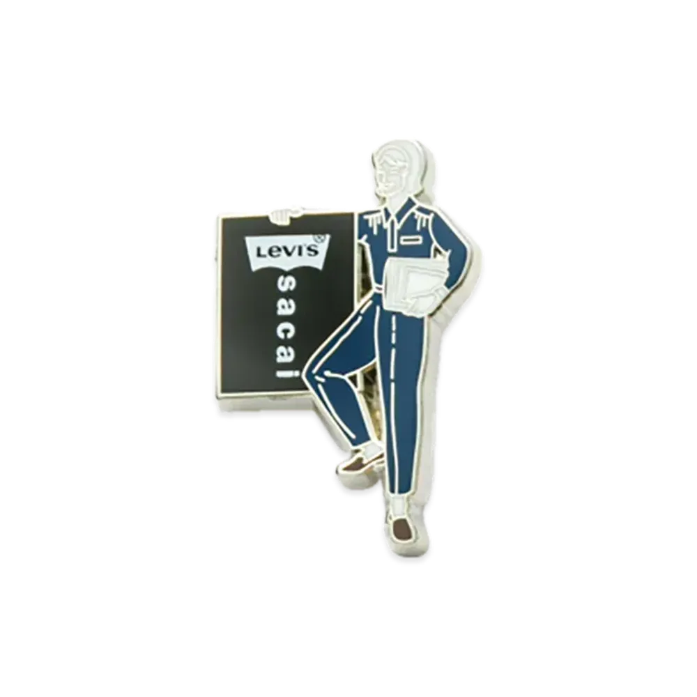 sacai x Levi's Pins #2 "Silver"