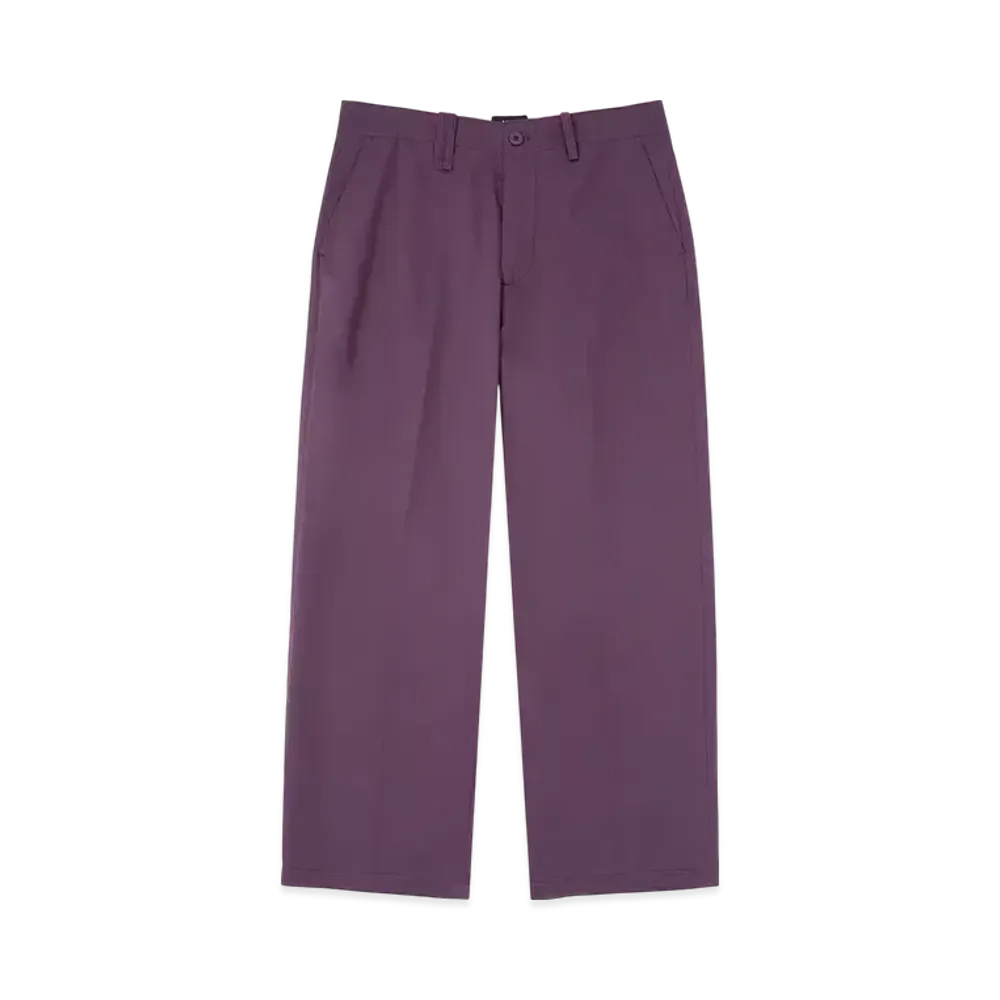 HUF Summer 25 Classic Wide Chino Pant "Dark Berry"