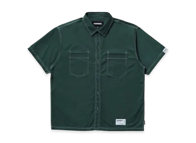 NEIGHBORHOOD Visible Stitching Shirt SS "Green"