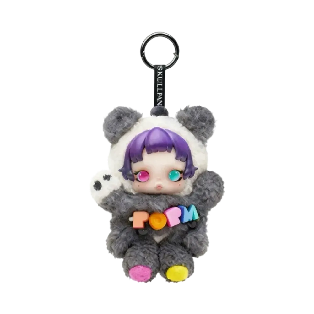 POP MART SKULLPANDA Plush Pendant 15th Anniversary Keep Real Keep Focus Gift Box