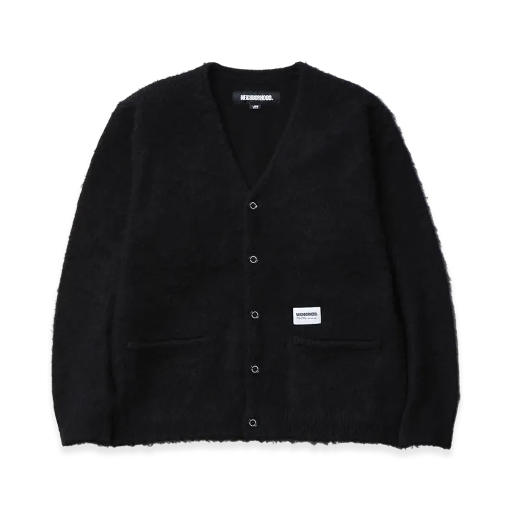 NEIGHBORHOOD Mohair Cardigan "Black"
