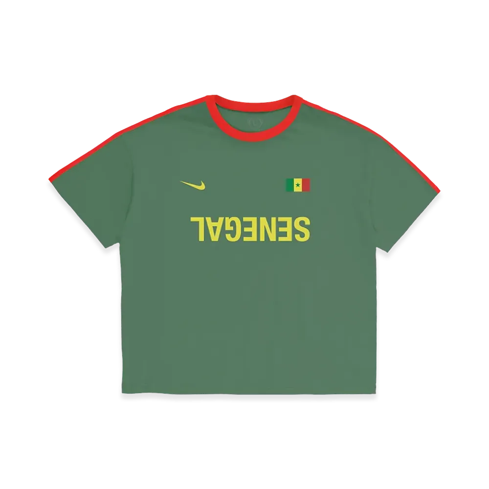 Travis Scott Cactus Jack x Nike Senegal Total 90 Tee "Green"