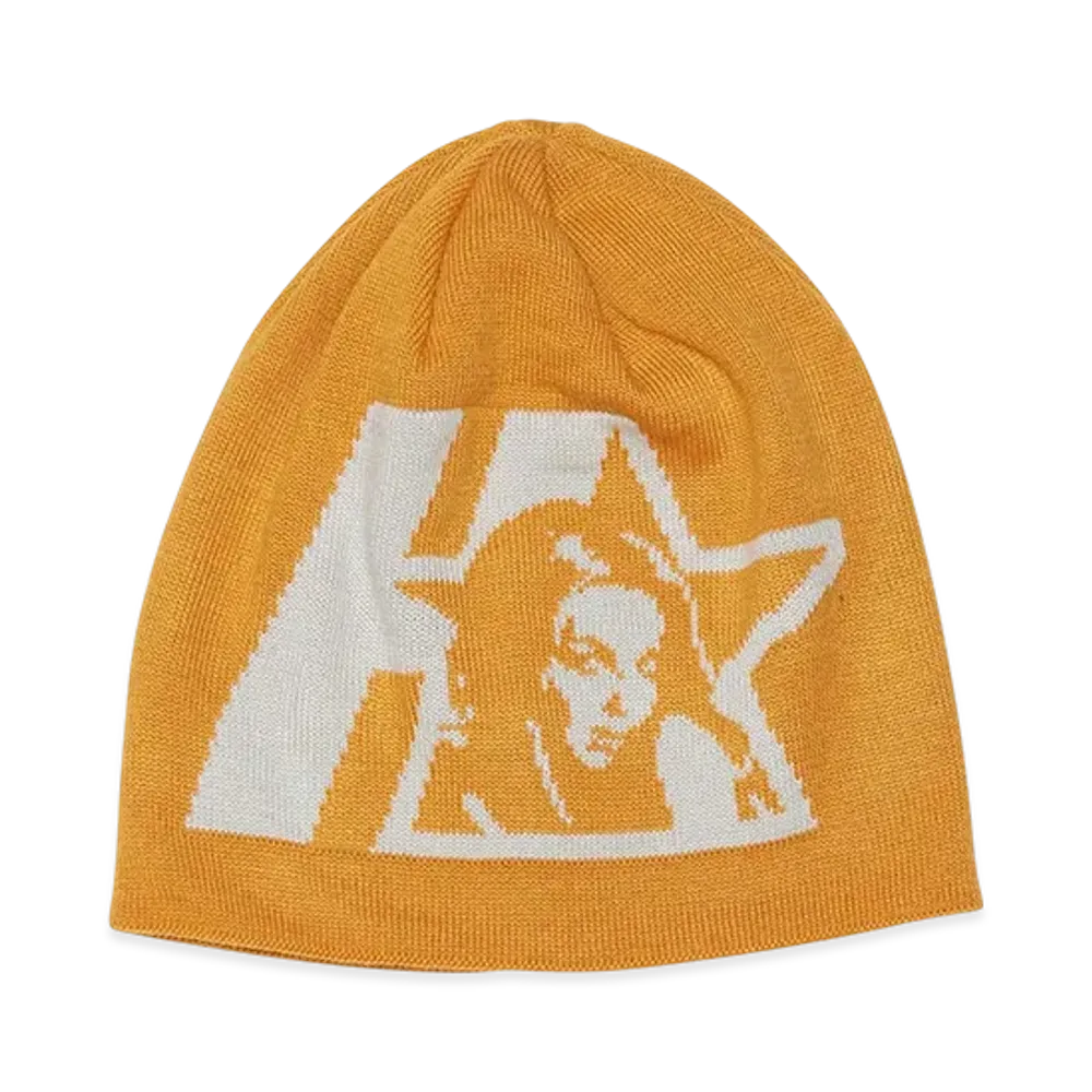 HYSTERIC GLAMOUR STAR WOMAN Beanie "Yellow"