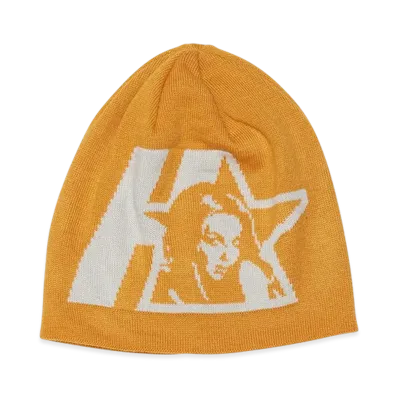 HYSTERIC GLAMOUR STAR WOMAN Beanie "Yellow"