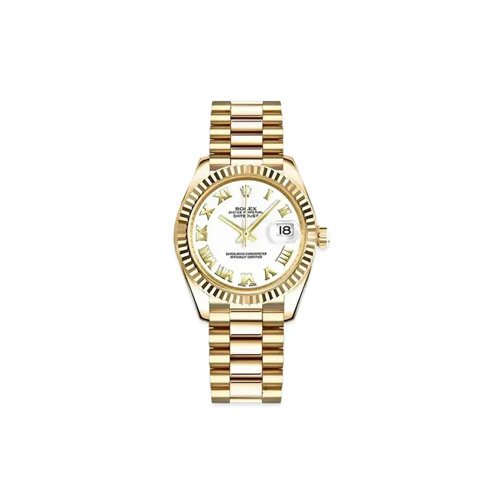 ROLEX Datejust "White Roman/Yellow Gold"
