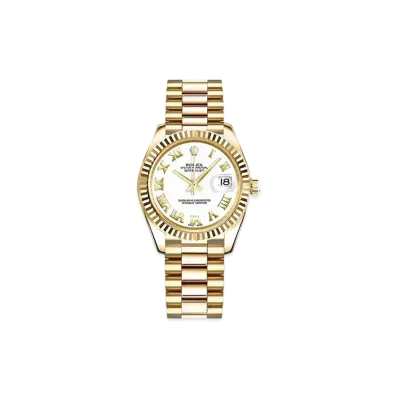 ROLEX Datejust "White Roman/Yellow Gold"