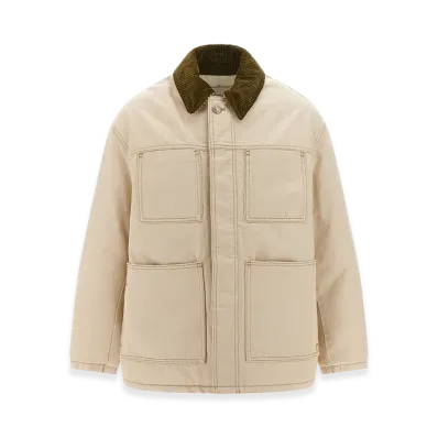 AMI PARIS Cotton Padded Jacket "White"