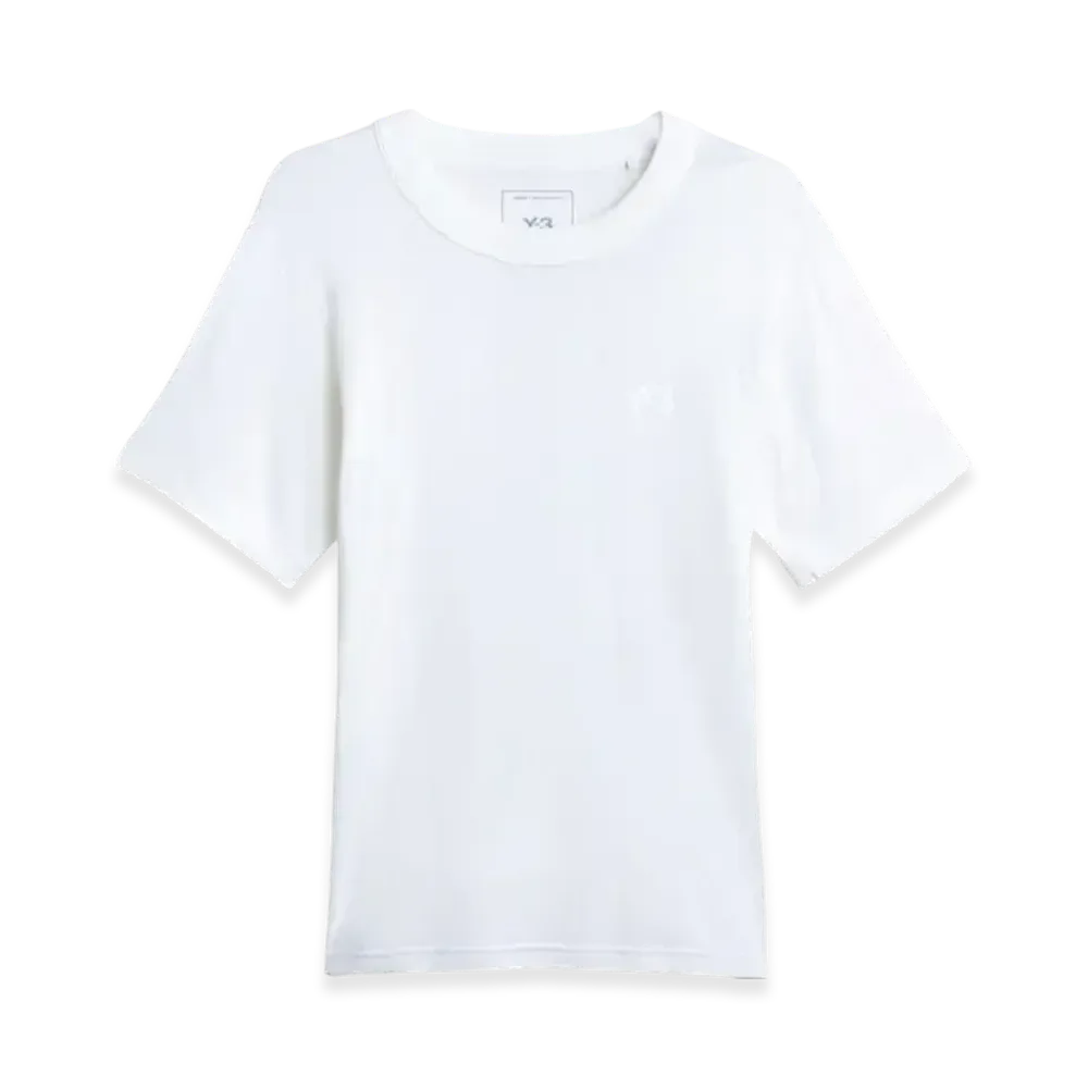 Y-3 Slim Short Sleeve Tee "Core White"