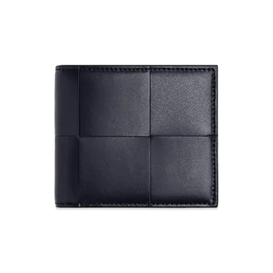 Bottega Veneta Cassette Bi-fold Wallet "Nocturnal/Royal Blue"