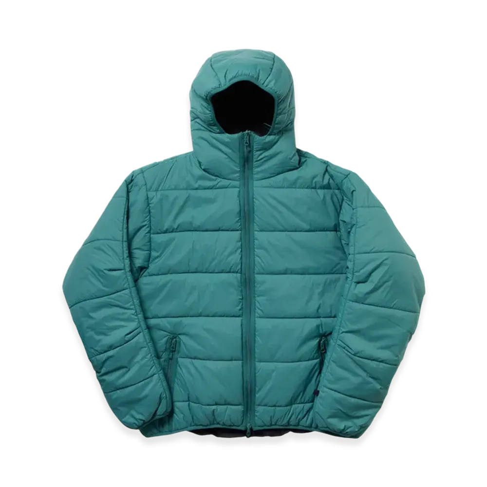DAIWA PIER39 Tech Reversible Climbers Puff Jacket "Emerald Green x Black"