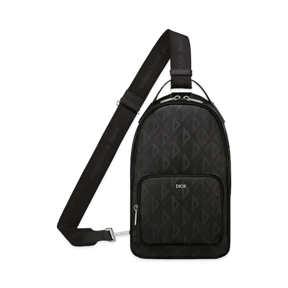 Dior Rider Mini Backpack CD Diamond Canvas "Black"