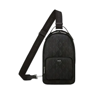 Dior Rider Mini Backpack CD Diamond Canvas "Black"