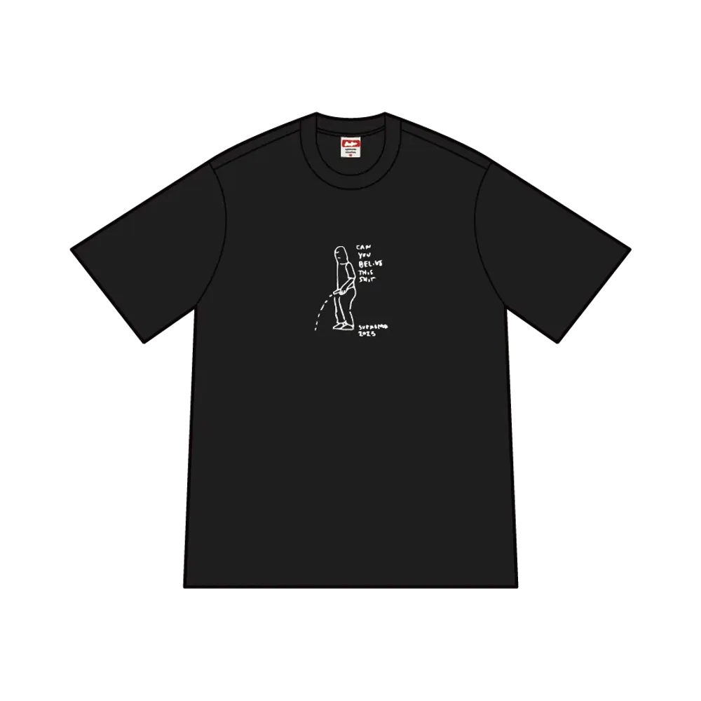 Supreme Piss Tee "Black"