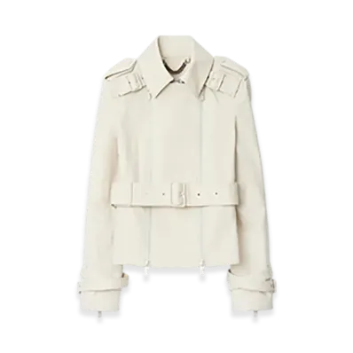 Burberry Bonded Cotton Trench Jacket "Sail"