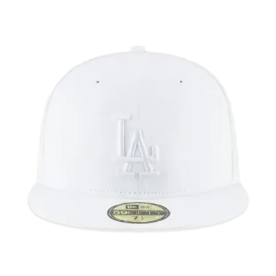 NEW ERA 59FIFTY 5950 MLB "LA White/White"