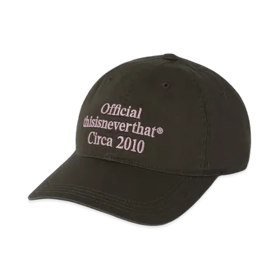 thisisneverthat Times Cap "Charcoal"
