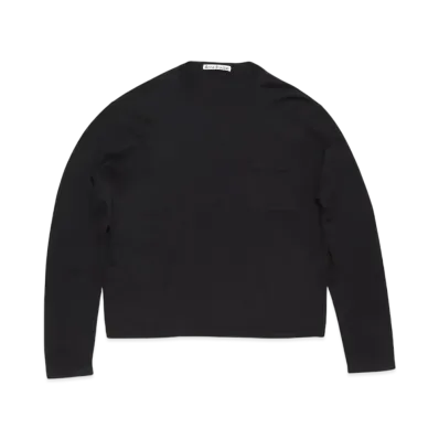 Acne Studios Crew Neck Cashmere Sweater "Black"
