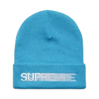 Supreme Motion Logo Beanie "Bright Blue" (23SS)