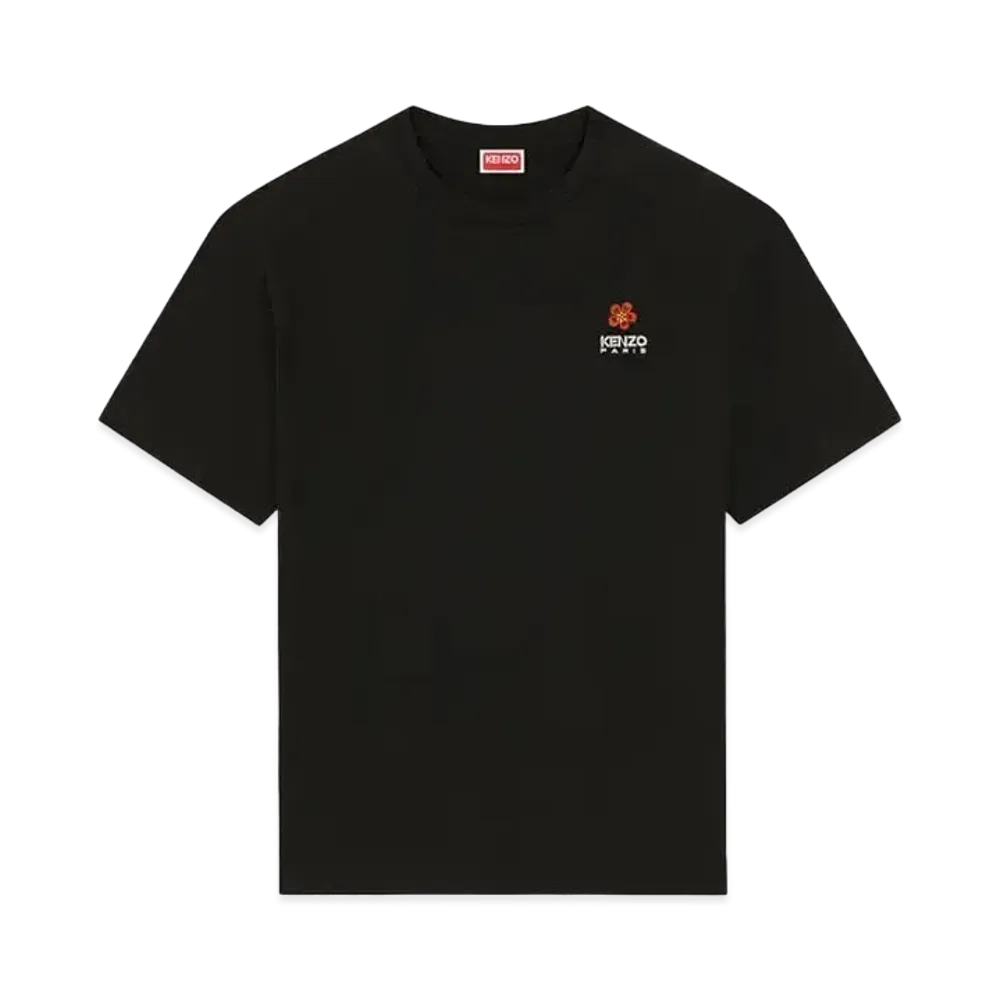 KENZO 'BOKE FLOWER' Embroidery Classic T-shirt "Black"