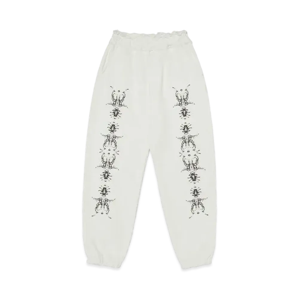 THUG CLUB Dragon Jogger Pants "White"