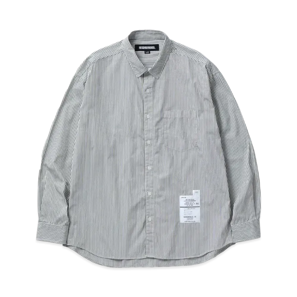 NEIGHBORHOOD Stripe Shirt LS "Khaki"