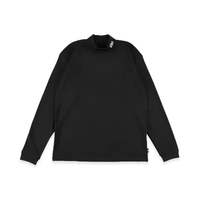 WIND AND SEA Mock Neck L/S Tee "Black"