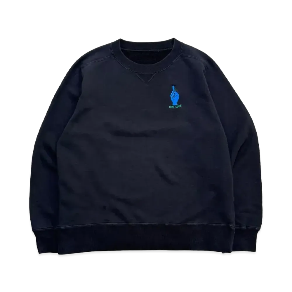 sacai x Gonz Crewneck Sweat Pullover "Black"