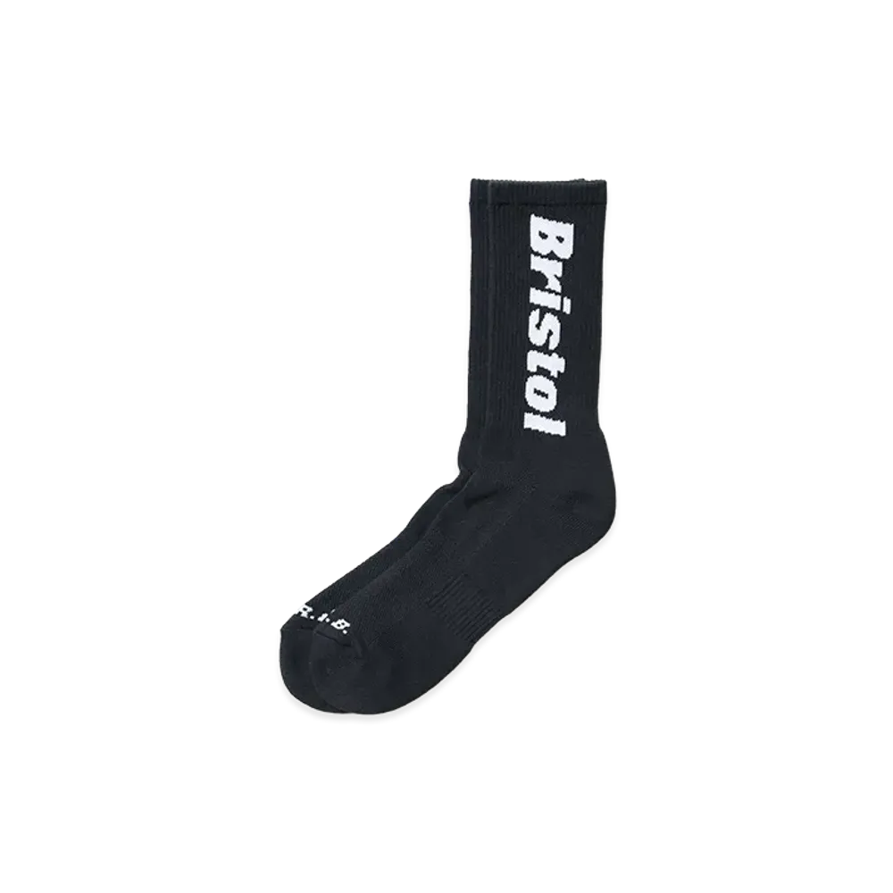 F.C.Real Bristol Authentic Logo Regular Socks "Black"