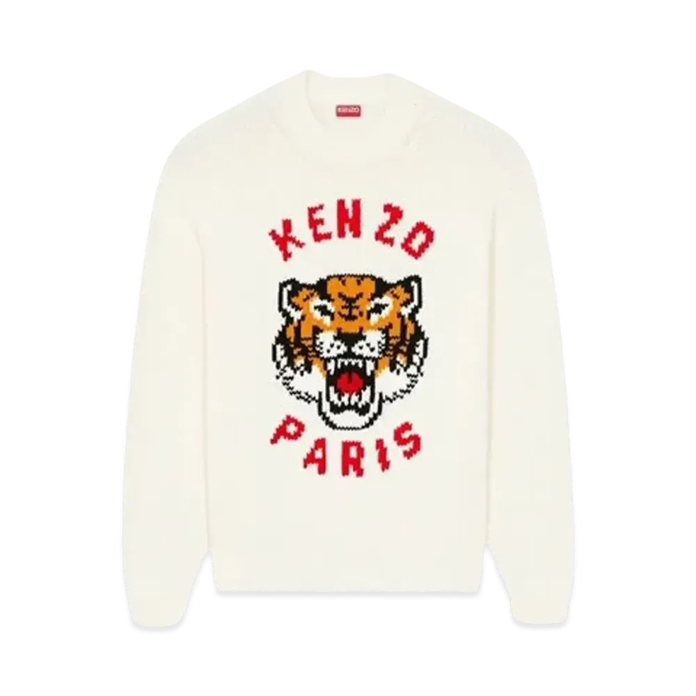 KENZO 'LUCKY TIGER' Jumper Unisex "Off White"