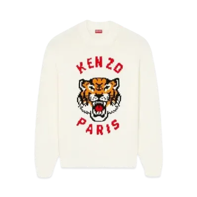 KENZO 'LUCKY TIGER' Jumper Unisex "Off White"
