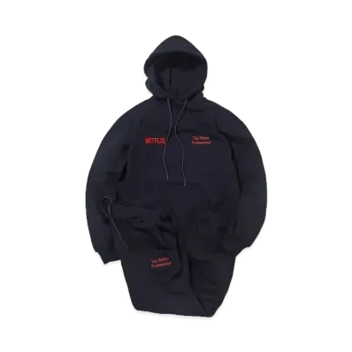 ENNOY Stylistshibutsu x Netflix 23AW Hoodie+Pants Setup "Black/Netflix Red"