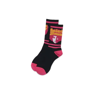 HYSTERIC GLAMOUR Afro Girl Socks "Black"