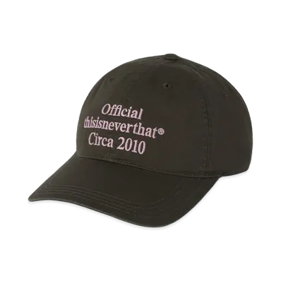 thisisneverthat Times Cap "Charcoal"