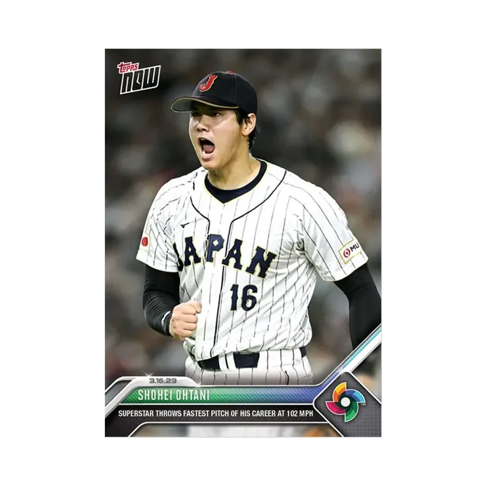Shohei Ohtani [53](2023 World Baseball Classic Topps NOW Topps JP Card)