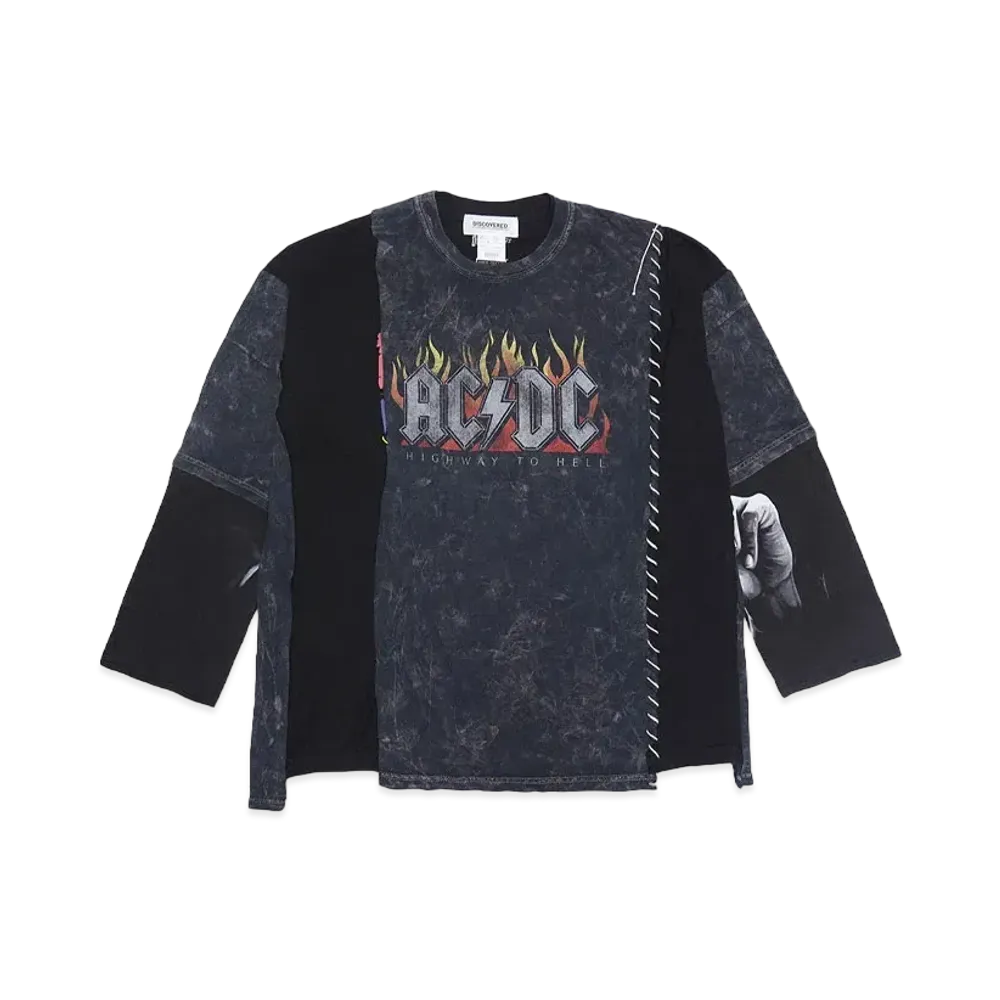 DISCOVERED HYPE DROP EXCLUSIVE I STHICH BAND L/S TEE "BLACK"