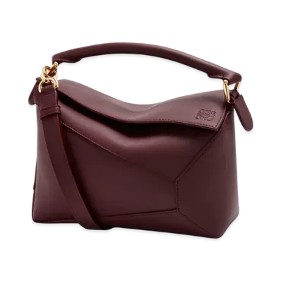LOEWE Puzzle Bag Small "Dark Burgundy"