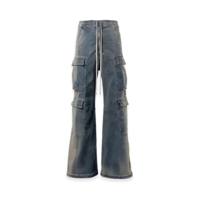 Rick Owens Double Cargo Jumbo Belas Jeans "Mineral Pearl Degrade"