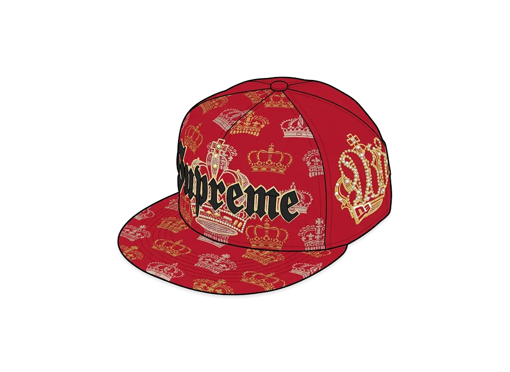 Supreme Crown New Era "Red"