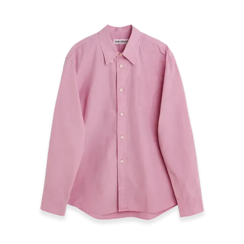 OUR LEGACY Beyond BD Shirt "Duchess Pink Organic Poplin"