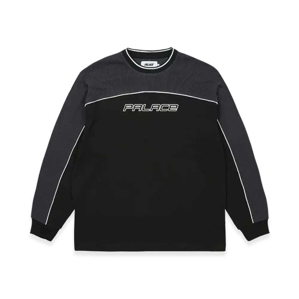 PALACE Mesh Panel Longsleeve "Slate"