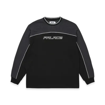 PALACE Mesh Panel Longsleeve "Slate"