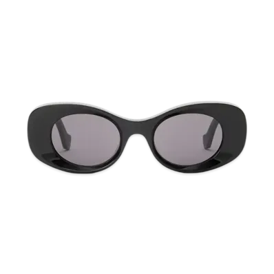 LOEWE Oval Maxi Anagram Sunglasses "Black"