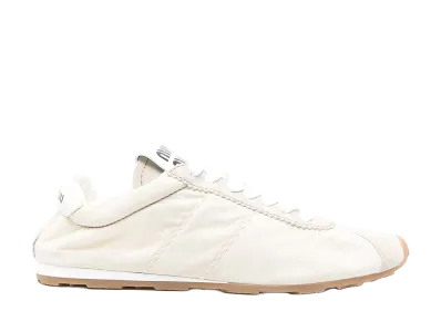 MIU MIU Women's Plume Technical Fabric "Cream"