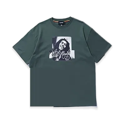 XLARGE x BOB MARLEY Box Logo S/S Tee "Green"