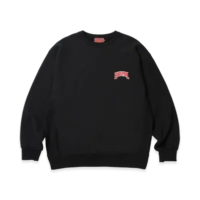APHRODITEGANG x Budspool Crew Neck Sweat Shirt "Black"